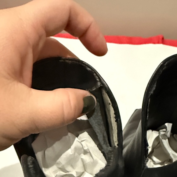 Black Leather Ankle Boots - Picture 5 of 7